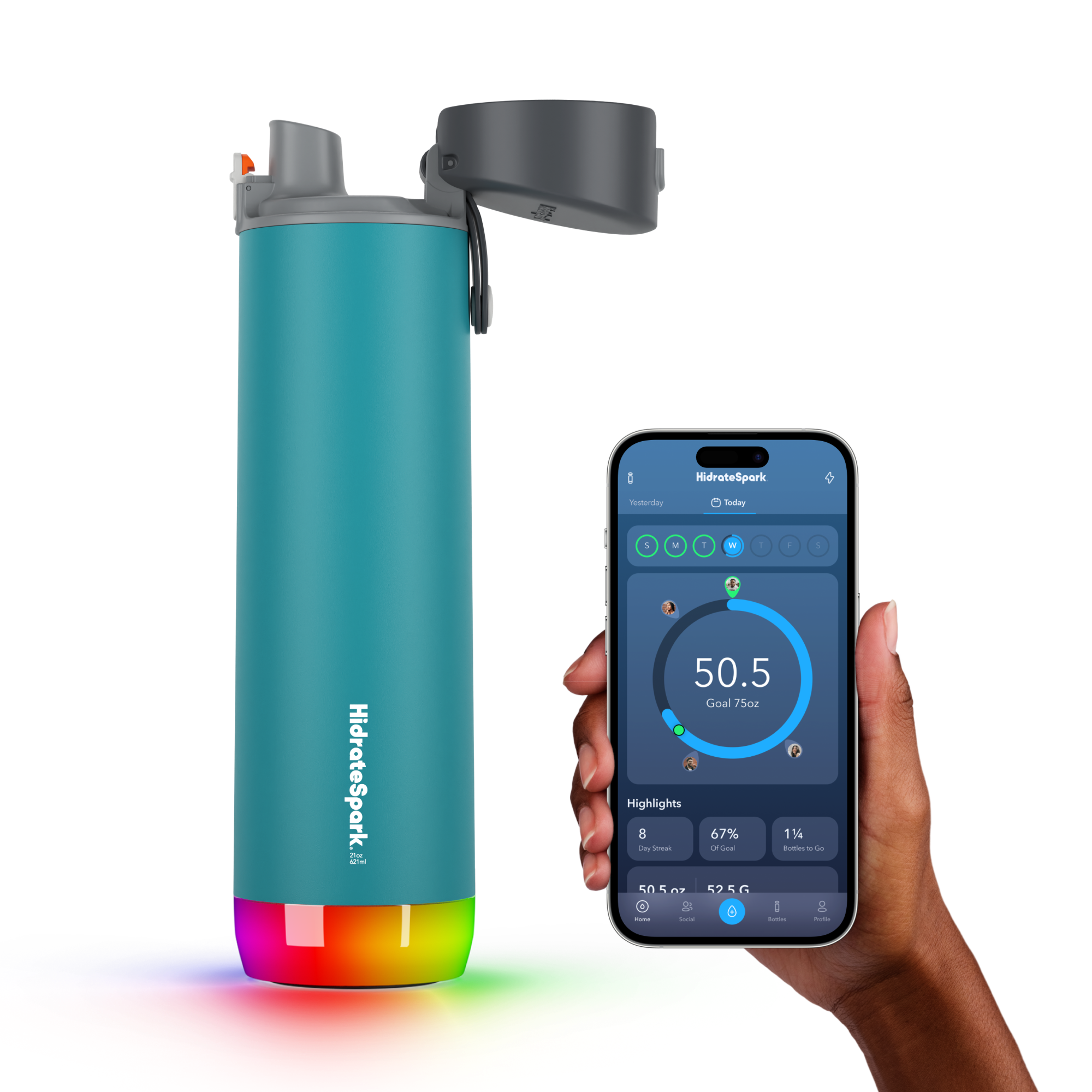 21 oz HidrateSpark PRO