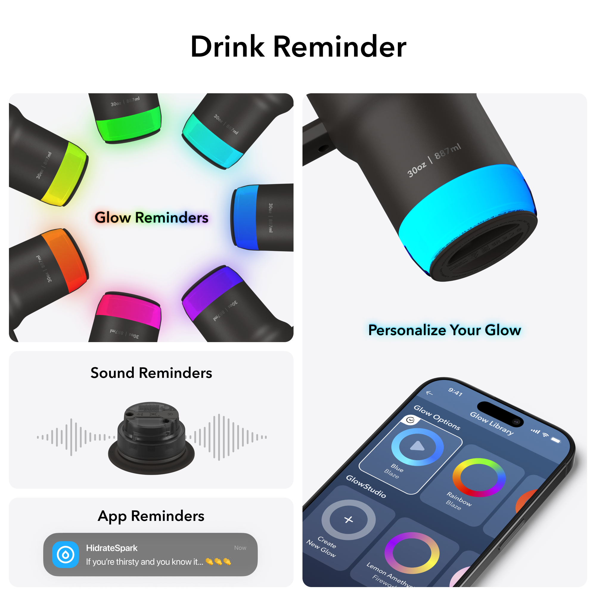 30 oz HidrateSpark PRO 2 – Smart Tumbler