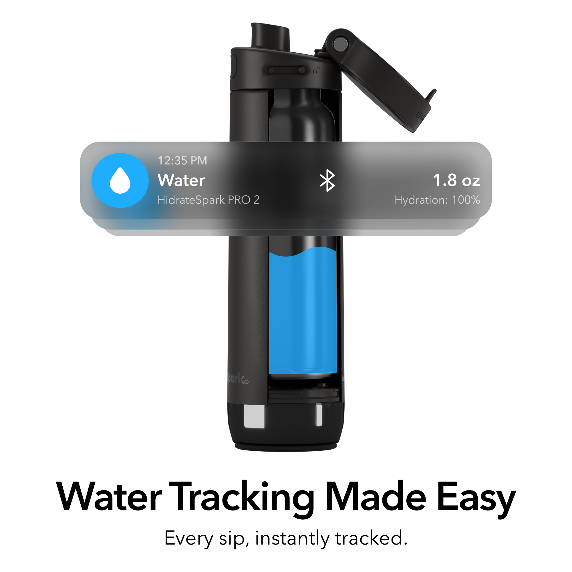 21 oz HidrateSpark PRO 2 – Smart Bottle