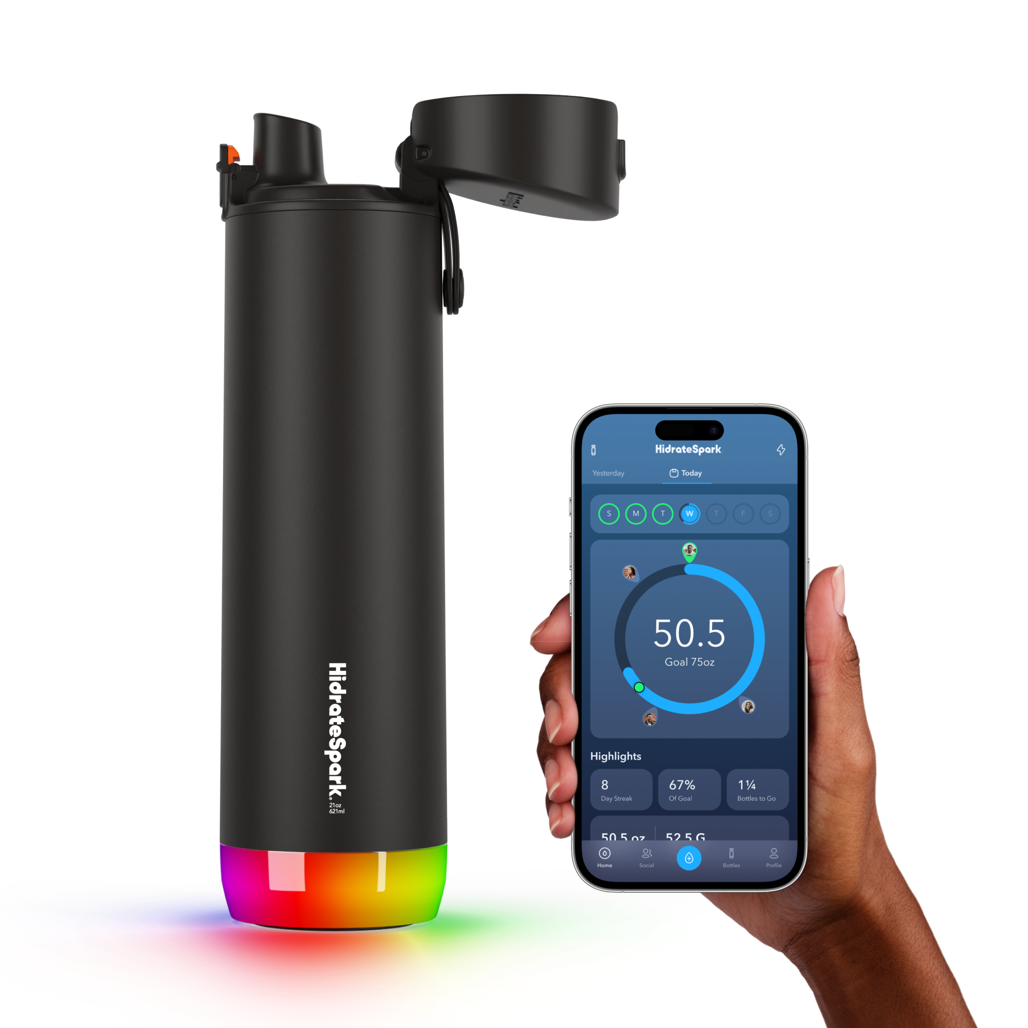 21 oz HidrateSpark PRO