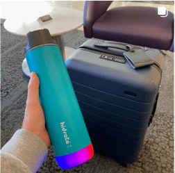 Viewer Raves About This Smart Water Bottle That Lights Up To Remind Her To  Drink More Water