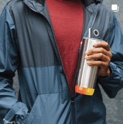 HidrateSpark PRO 21 oz  Bluetooth Smart Water Bottle & Hydration Remi