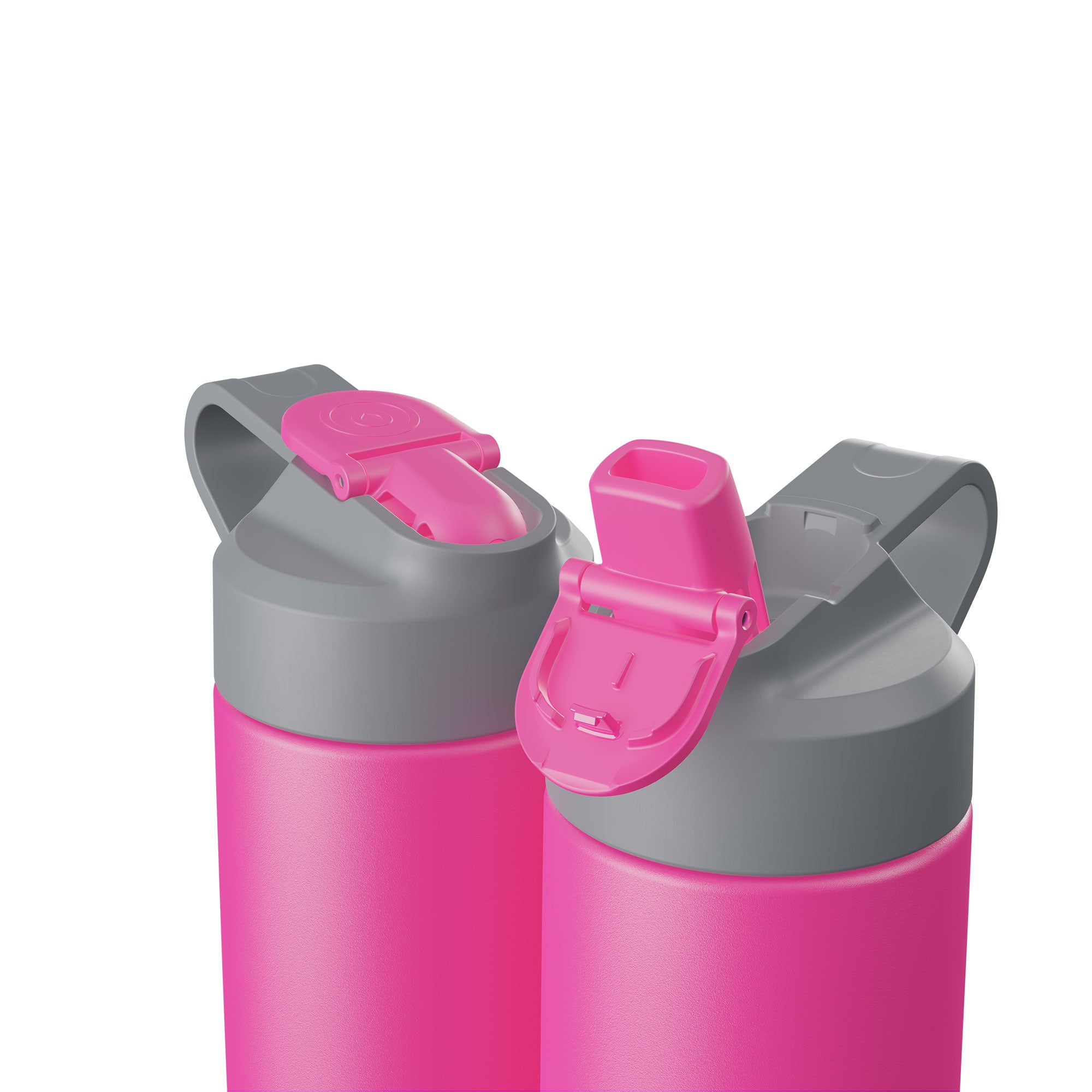 Checkerboard w/ Neon Pink Water Bottle Handler™ – Drink Handlers