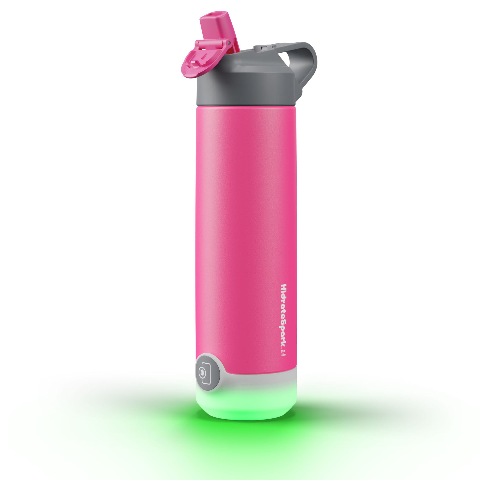 HidrateSpark TAP | 20 oz / 592 ml Insulated Stainless Steel Smart Water Bottle Straw Lid With Free Hydration Tracker & Drink Reminder App